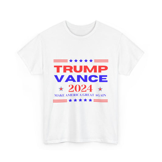 Trump Vance 2024 Unisex Patriotic Tee - Make America Great Again