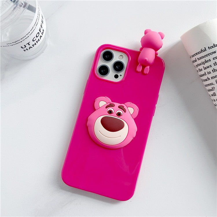 Strawberry Bear iPhone Case (Multiple Models Available)