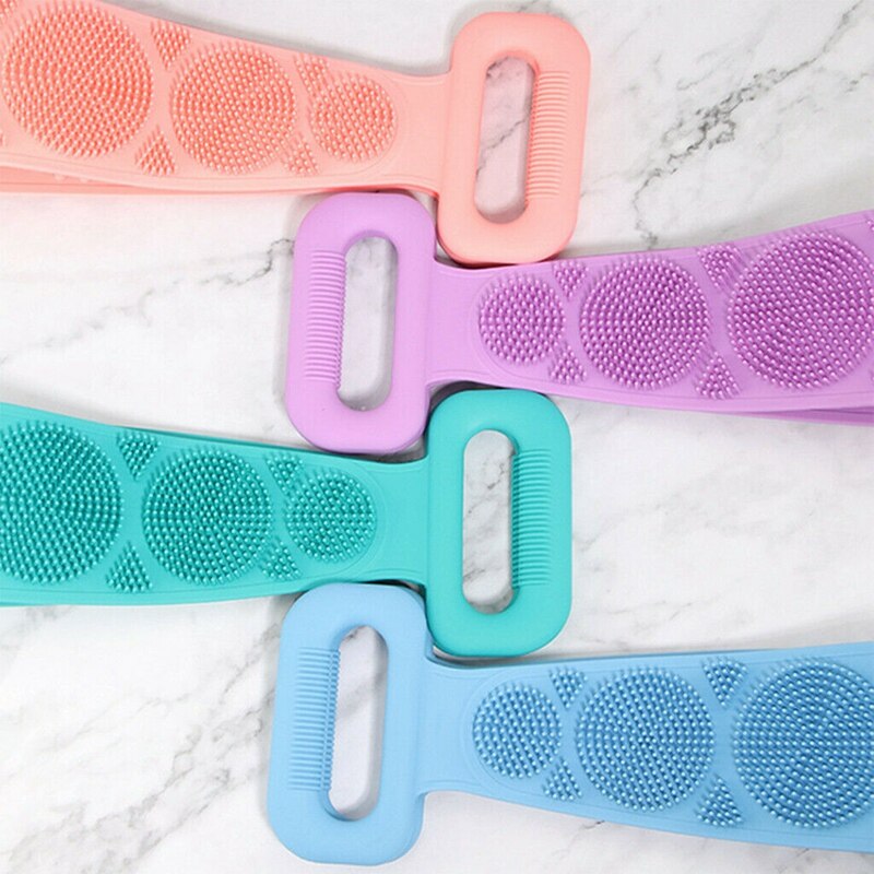 Bath Artifact Shower Shower Silicone Body Brush Bath Belt Exfoliating Body Brush Belt Wash